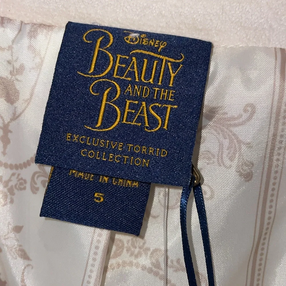 Broadway Torrid Disney “Beauty and the Beast Overcoat" NWT, size 5 - Picture 2 of 10